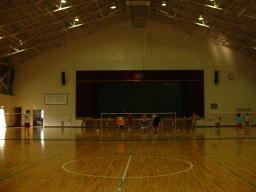 体育館内